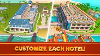 호텔 엠파이어 타이쿤 - 방치;게임;경영자;시뮬레이터 screenshot 11