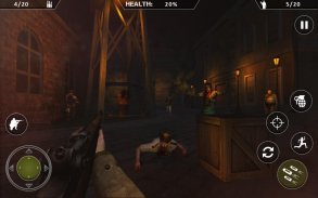 WWII Zombies Survival - World War Horror Story screenshot 1