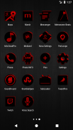 Black and Red Icon Pack v3.3 (Free) screenshot 3