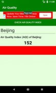 CITY AIR QUALITY - Check the AQI Air Quality Index of cities - Breath safe screenshot 0