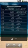 Hockey Livescore Widget screenshot 17