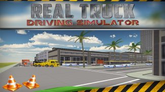 รถบรรทุกขับรถจริงจำลอง Real screenshot 5