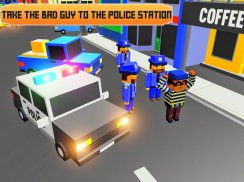 Blocky Police Car Craft Patrol screenshot 5