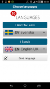 Learn Swedish - 50 languages screenshot 5