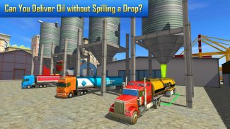 Olio Petroliera Trasportatore camion Simulatore screenshot 0