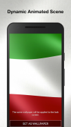 Bandera Italia 3D Fondo de Pantalla Animado screenshot 0
