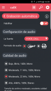 Grabador de llamadas Automática gratis - callX screenshot 2