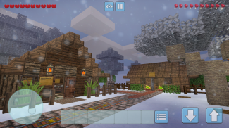 Winter Craft - Block Craft screenshot 1