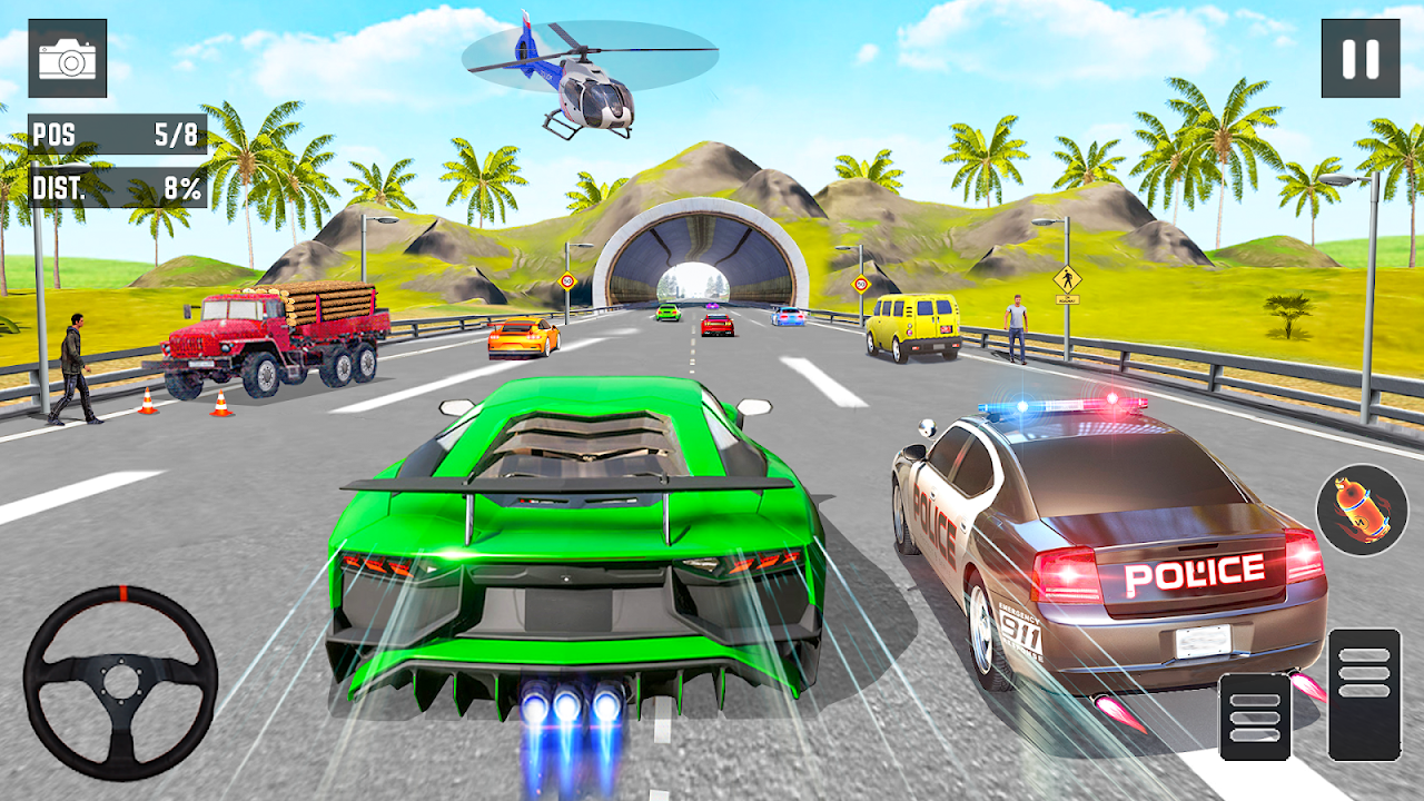 Download Two Player Car Racing 3D Speed (MOD) APK for Android