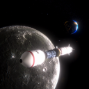 Space Rocket Exploration Icon