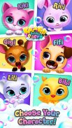 Kiki & Fifi Bubble Party - Fun with Virtual Pets screenshot 1
