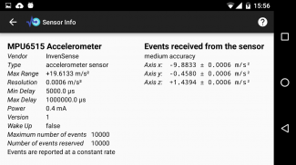 Sensor Info screenshot 5