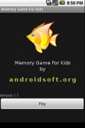Memory Game For Kids screenshot 0