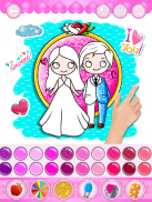 Bride and Groom Coloring book screenshot 10