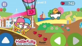 Hello Kitty petualangan balap mobil screenshot 6