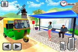 Tuk Tuk Rickshaw Offroad Sürü screenshot 4