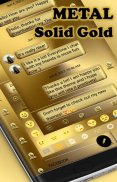 SMS Messages Metal Solid Gold screenshot 0
