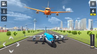Airplane Sim 3D - Plane Games screenshot 1