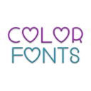 Color Fonts Message Maker Icon