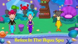 مدينة تيزي - ألعاب حورية البحر تحت الماء للأطفال screenshot 10
