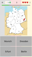 États fédérés d’Allemagne Quiz screenshot 2