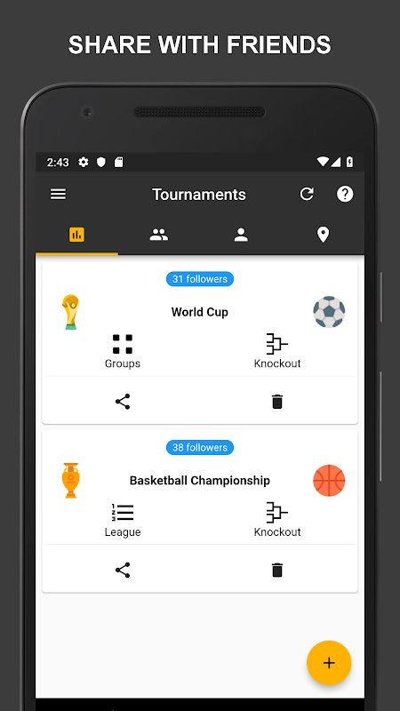 4league - Tournament Maker for Android - Download