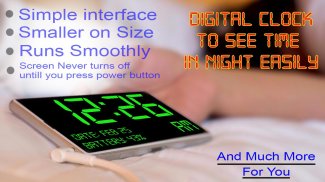 Digital Clock Simple and Big screenshot 3