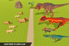 vahşi aslan vs dinozor: ada savaş hayatta kalma screenshot 11