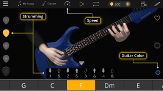 Guitar 3D — podstawowe akordy screenshot 4