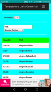Temperature Units Converter screenshot 0