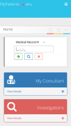 MyPatients@aku screenshot 2