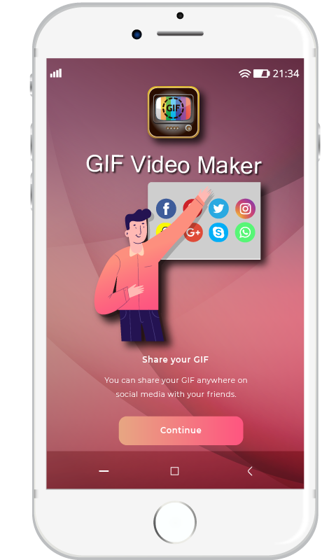 Baixe o GifCam - GIF Maker-Editor MOD APK v Vídeo para GIF Animado para  Android