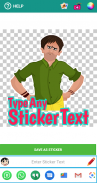 StickoText -  चैट स्टिकर screenshot 6