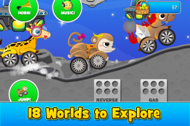 Animal Cars Kids Racing Game screenshot 2