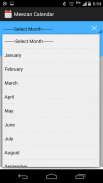MEEZAN CALENDAR screenshot 1
