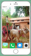 Bullock Cart Full HD Wallpaper screenshot 3