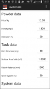 Powder Calculator screenshot 4