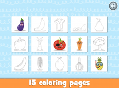 아이들을 위한 과일과 야채 게임을 배우십시오 screenshot 14