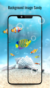 Fish On Screen 3D Wallpaper screenshot 2