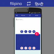 Filipino - Hindi Translator screenshot 0