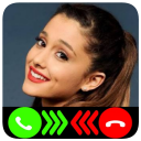 Pretty Ariana Grande Calling You: Fake Video Call Icon