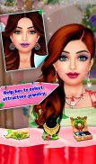 Christmas Makeup Dressup screenshot 1