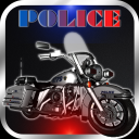 polizia Moto Racer della bici Icon