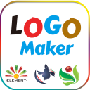 Logo Maker 3D  -Business Card Maker Icon
