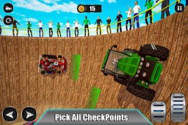 колодец смертельных трюков: трактор, машина screenshot 7