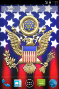 3D USA Coat of Arms & Flag LWP screenshot 1