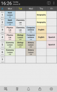 Timetable - planner for school screenshot 0