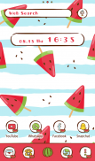 Cute Wallpaper Watermelon Breeze Theme screenshot 1