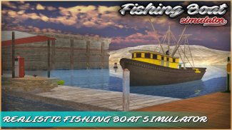 Barco de pesca simulador 3D screenshot 11