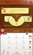 V-Book GO Keyboard Theme screenshot 3